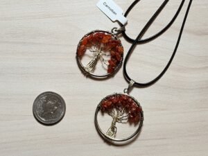 Carnelian Tree of Life Necklace