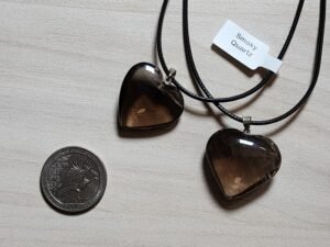 Smoky Quartz Heart Necklace